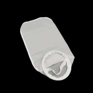 5 Micron Nylon Liquid Filter Bag,Sewn,Stainless Steel Ring, Size #4-105*380mm