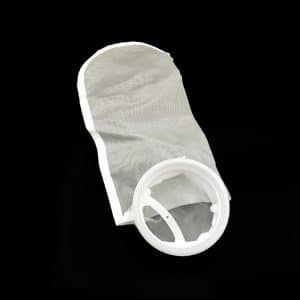 60 Micron Nylon Liquid Filter Bag,Sewn,Plastic “F” Flange Ring, Size #3-105*230mm