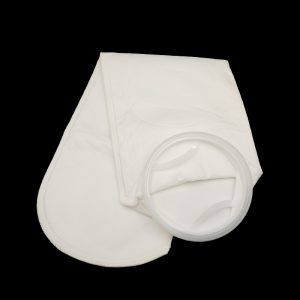 10 Micron Polypropylene Felt Liquid Filter Bag,Welded,Plastic “G” Flange Ring, Size #2-180*810mm