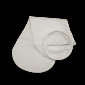 70 Micron Polyester Felt (PE) Liquid Filter Bag,Sewn,Stainless Steel Ring, Size #2-180*810mm