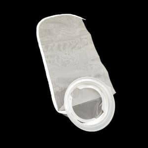 40 Micron Nylon Liquid Filter Bag,Sewn,Plastic “X” Flange Ring, Size #5-150*560mm